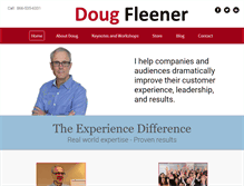 Tablet Screenshot of dougfleener.com